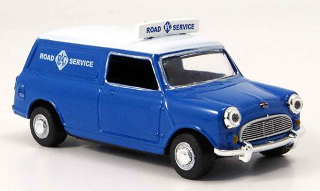 Austin Mini Van 1/43 Oxford blue white RAC Road Service diecast model cars