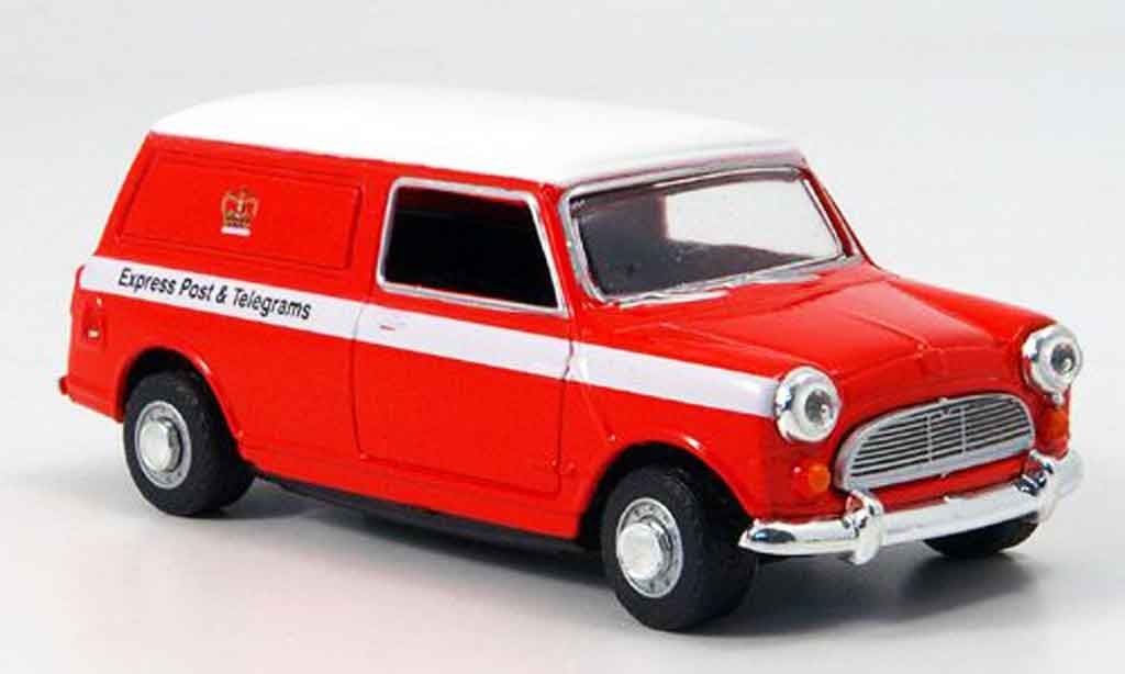 Austin Mini Van 1/43 Oxford red white Royal Mail Express diecast model cars