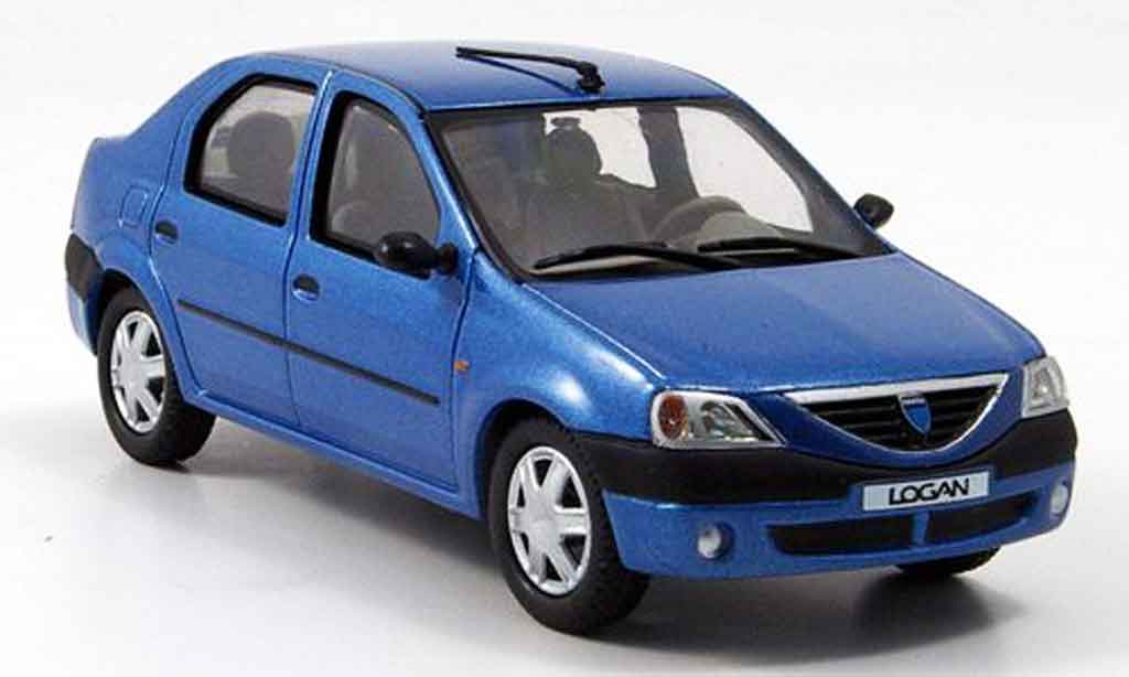Dacia Logan 1/43 Eligor blue diecast model cars