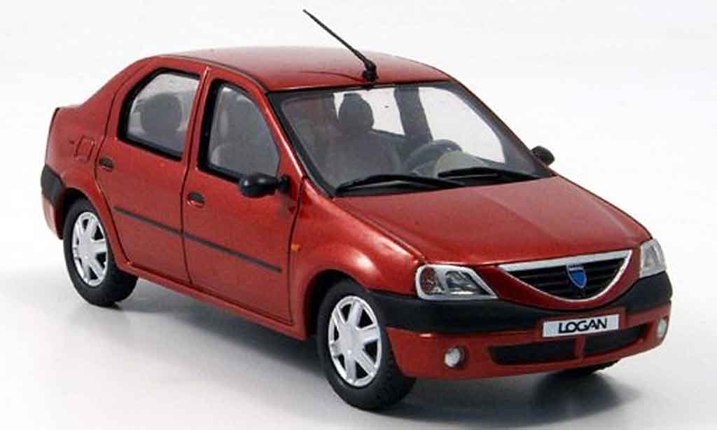 Dacia Logan 1/43 Eligor red diecast model cars