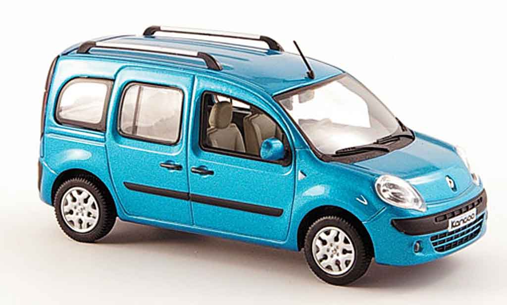 Renault Kangoo 1/43 Norev blue avec fenstern 2008 diecast model cars