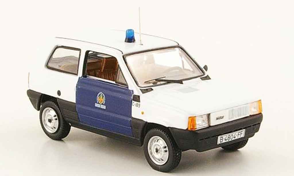 Seat Panda 1/43 Norev guardia urbana police barcelona 1981 diecast model cars
