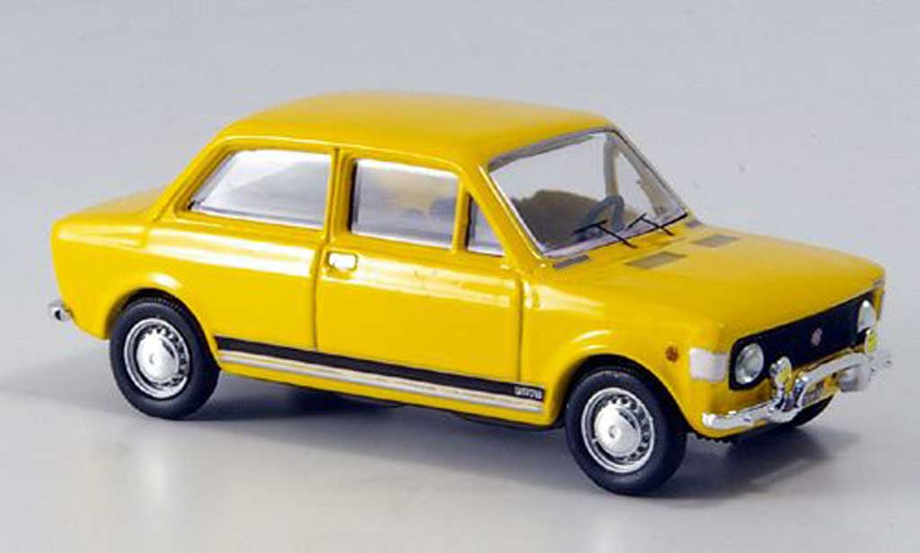 Fiat 128 1/43 Rio Rally yellow 1971 diecast model cars