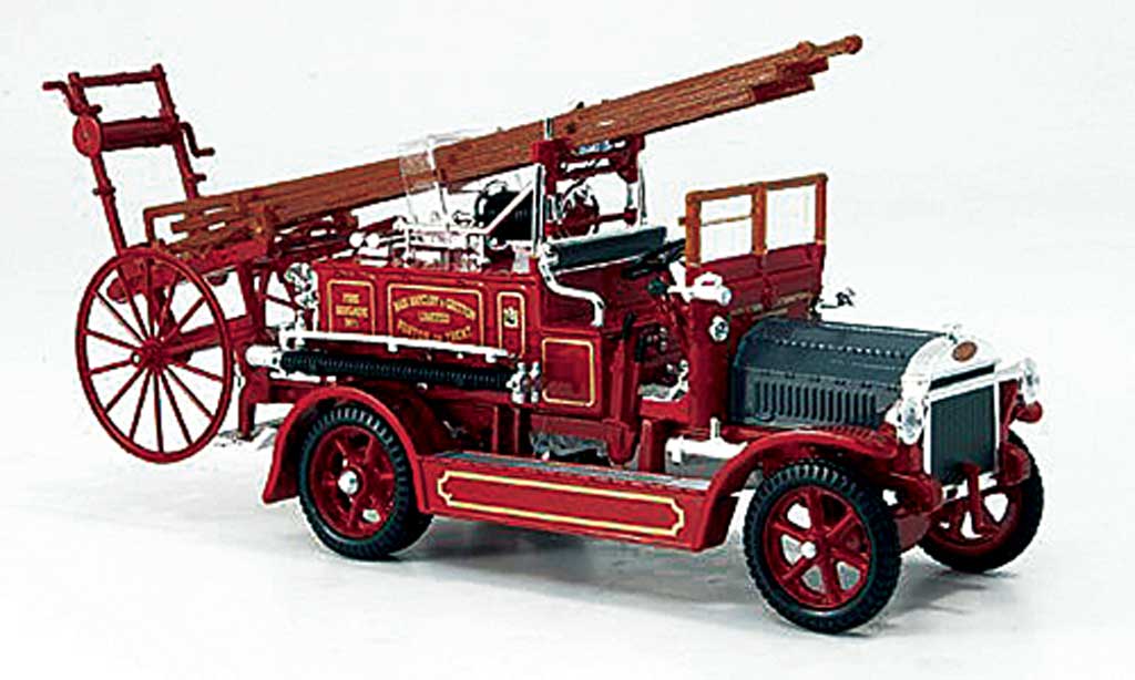 Dennis N Type 1/43 Yat Ming red Fire brigade diecast model cars