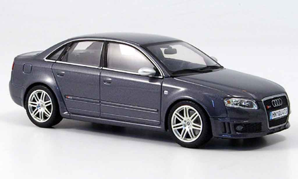 Audi RS4 1/43 Minichamps grey Limousine 2006 diecast model cars