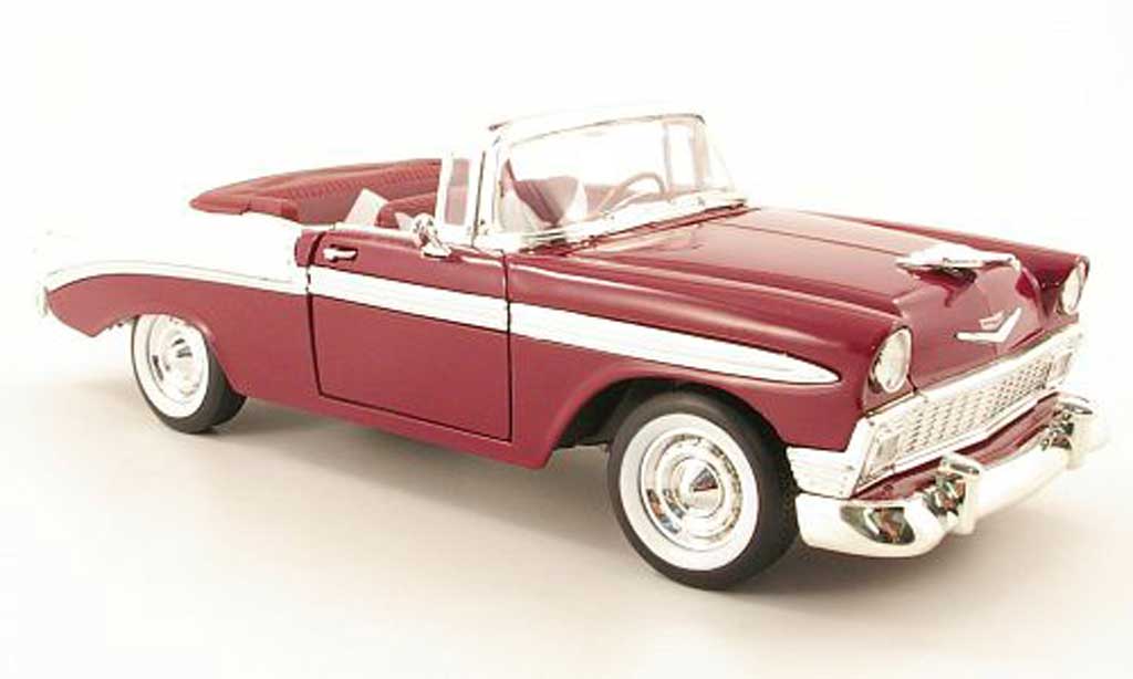 Chevrolet Bel Air 1956 1/18 Yat Ming 1956 lila/white diecast model cars