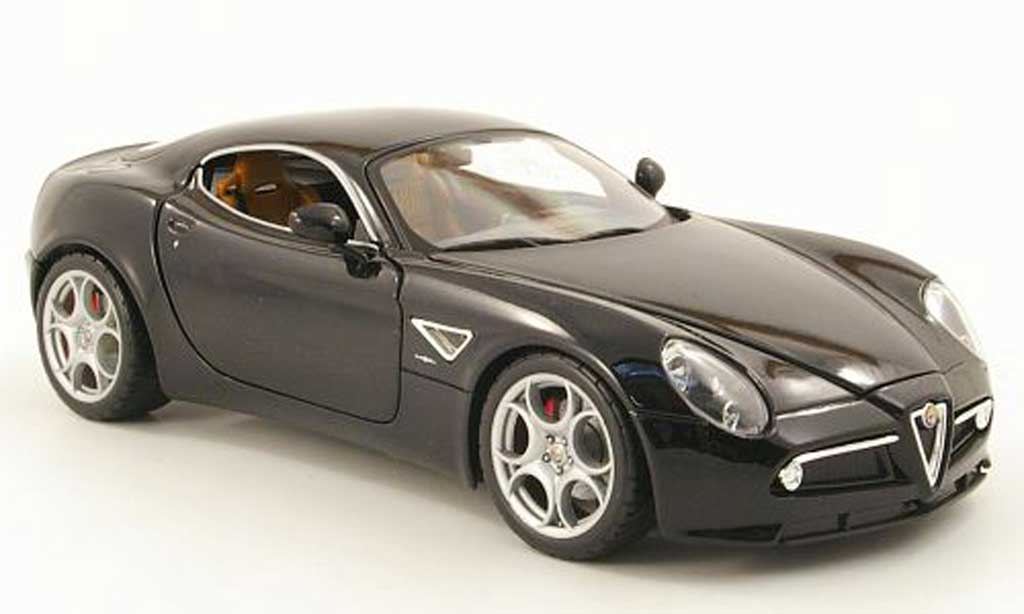 Alfa Romeo 8C 1/18 Burago competizione black 2003 diecast model cars