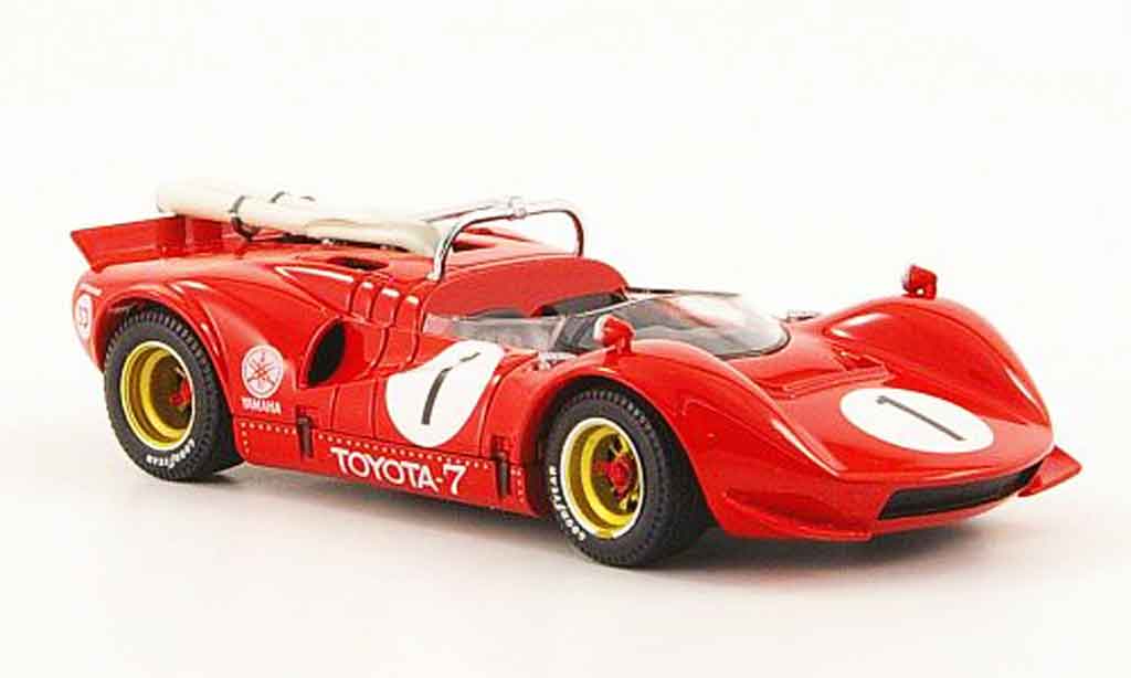 Toyota 7 GP 1/43 Ebbro no.1 red japan 1968 diecast model cars