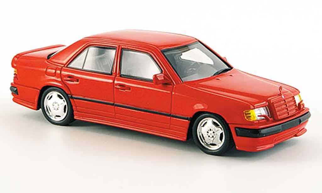Mercedes 300 E 1/43 Spark E AMG red 1987 diecast model cars