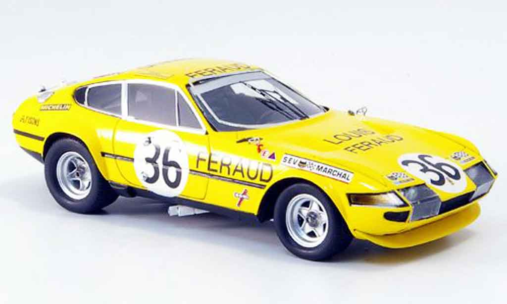 Ferrari 365 GTB/4 1/43 Red Line GTB/4 no.36 achter platz le mans 1972 diecast model cars