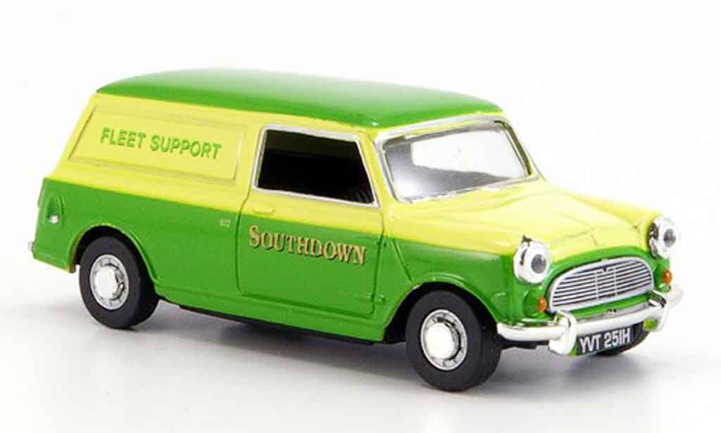 Austin Mini Van 1/43 Oxford grun yellow Southdown diecast model cars