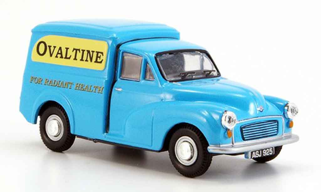 Morris Minor 1/43 Oxford Van blue Ovaltine diecast model cars