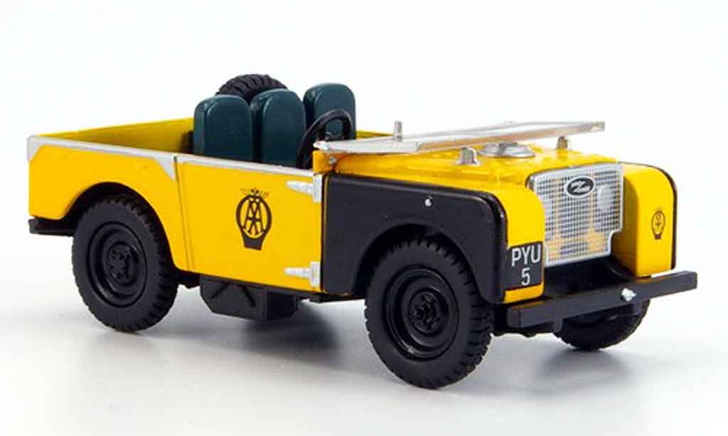 Land Rover 80 1/43 Oxford yellow black AA diecast model cars