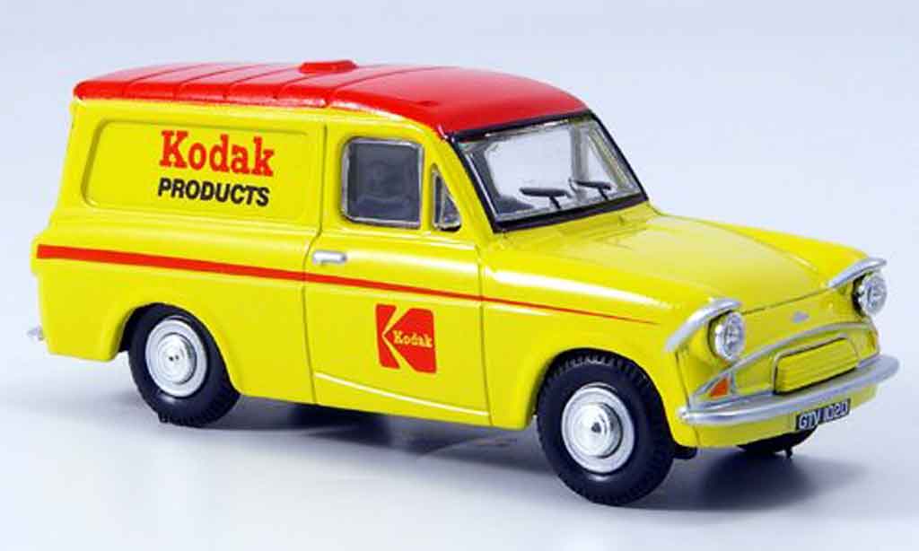 Ford Anglia 1/43 Oxford Van yellow red Kodak Kasten diecast model cars