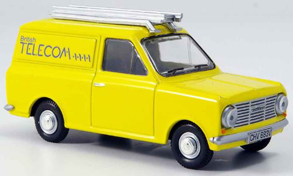 Bedford HA 1/43 Oxford Van yellow British Telecom Kasten diecast model cars