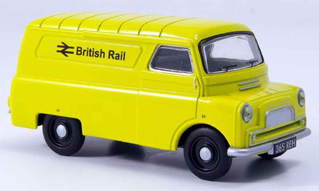 Bedford CA 1/43 Oxford Van yellow British Rail Kasten diecast model cars