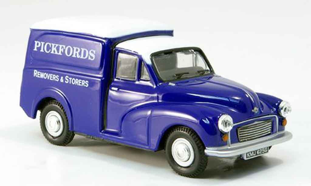 Morris Minor 1/43 Oxford Van blue Pickfords Kasten diecast model cars