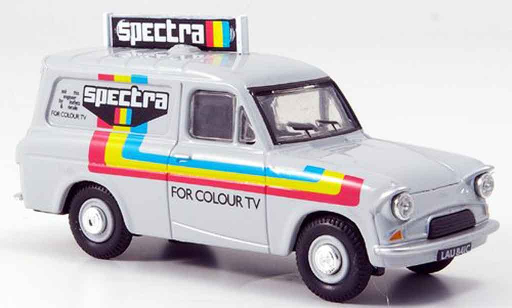 Ford Anglia 1/43 Oxford Van white Spectra Kasten diecast model cars
