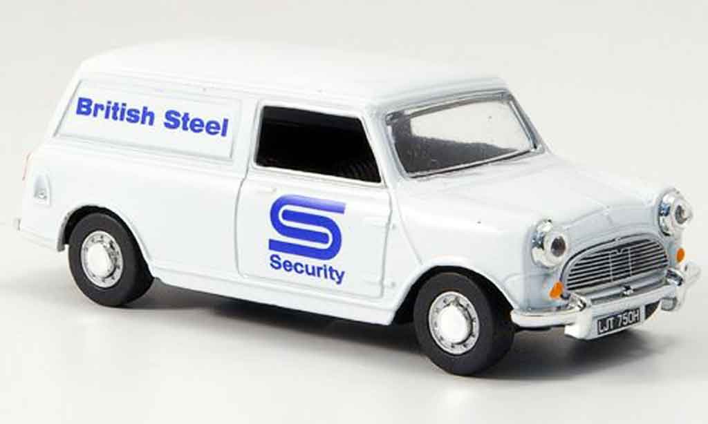 Austin Mini Van 1/43 Oxford white British Steel Kasten diecast model cars