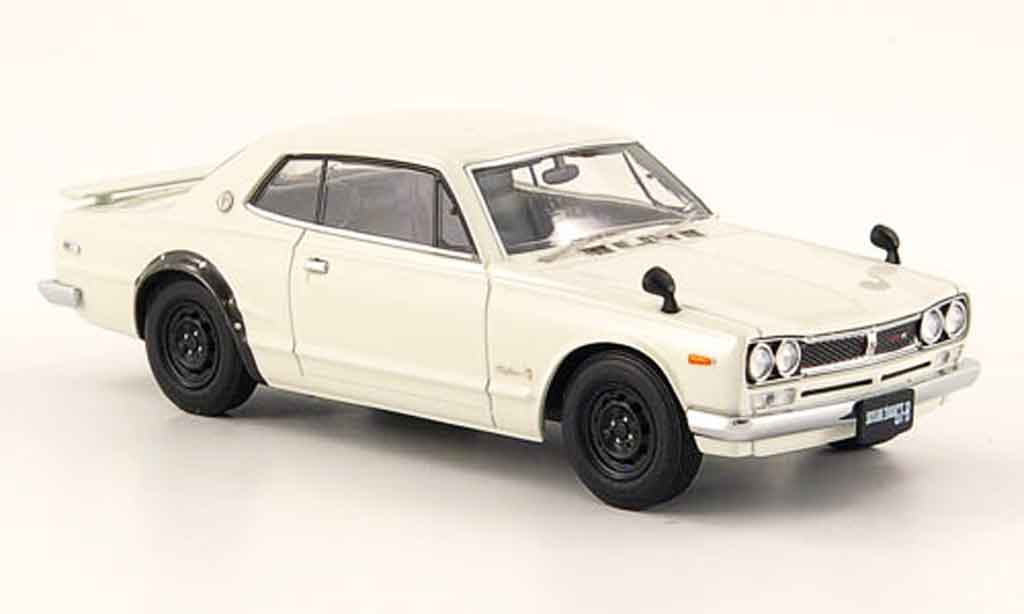 Nissan Skyline 2000 1/43 Ebbro 2000 GT R HT (KPGC10) white 2 Turer 1971 diecast model cars