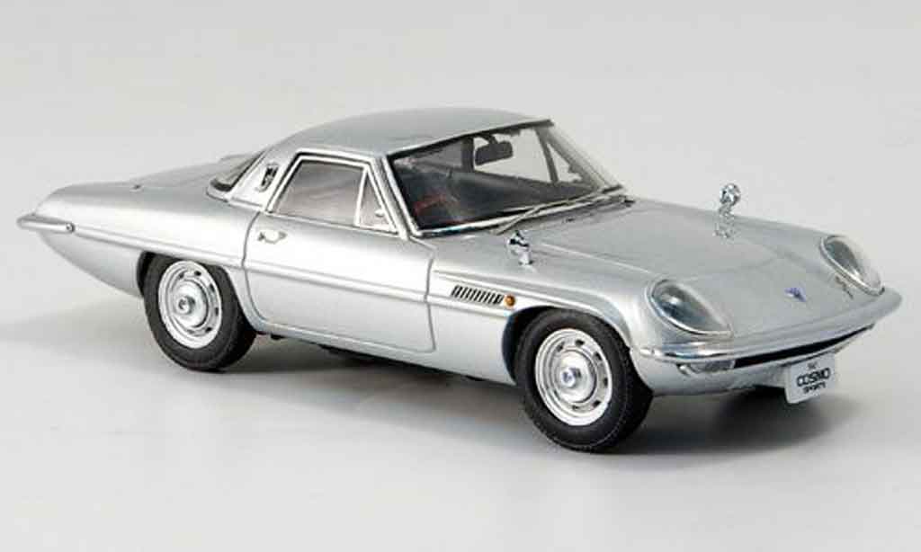 Mazda Cosmo 1/43 Ebbro Sports grey metallisee 1967 diecast model cars