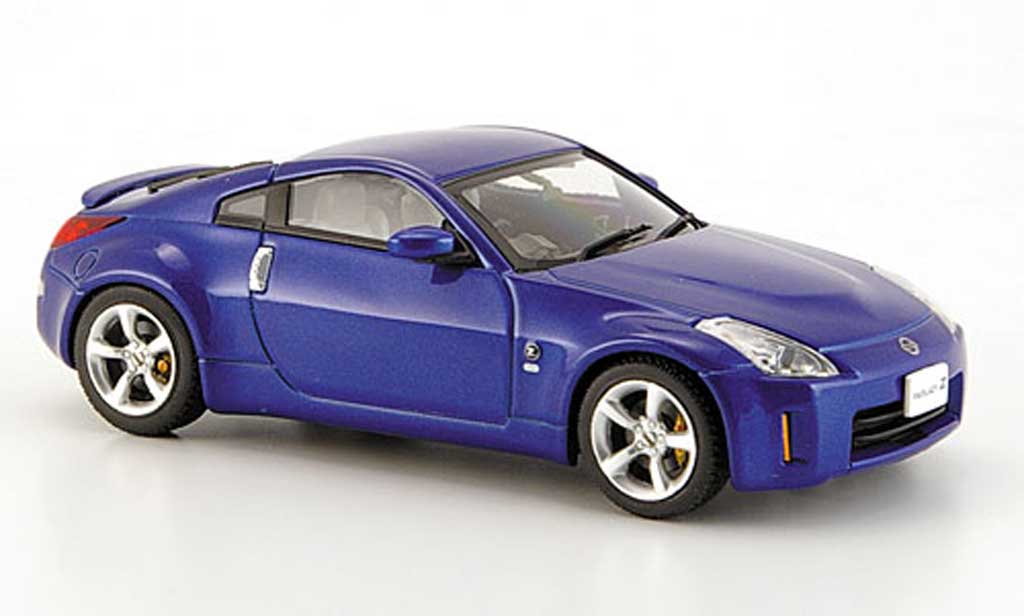 Nissan 350Z 1/43 Ebbro Fairlady blue Facelift 2007 diecast model cars