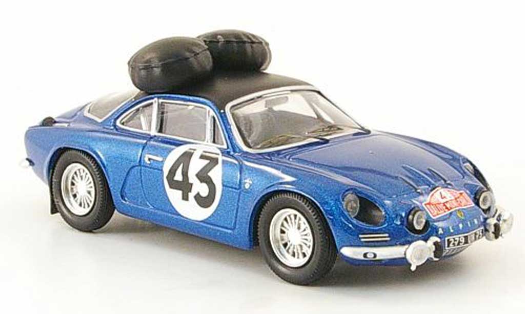 Alpine A110 1/43 Trofeu 1600S No.43 Rally Monte Carlo 1968 Larrousse/Callewaert diecast model cars
