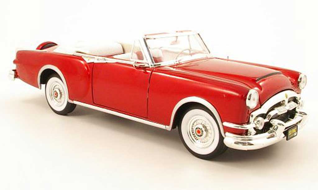 Packard Caribbean 1/18 Yat Ming red decapotee 1953 diecast model cars