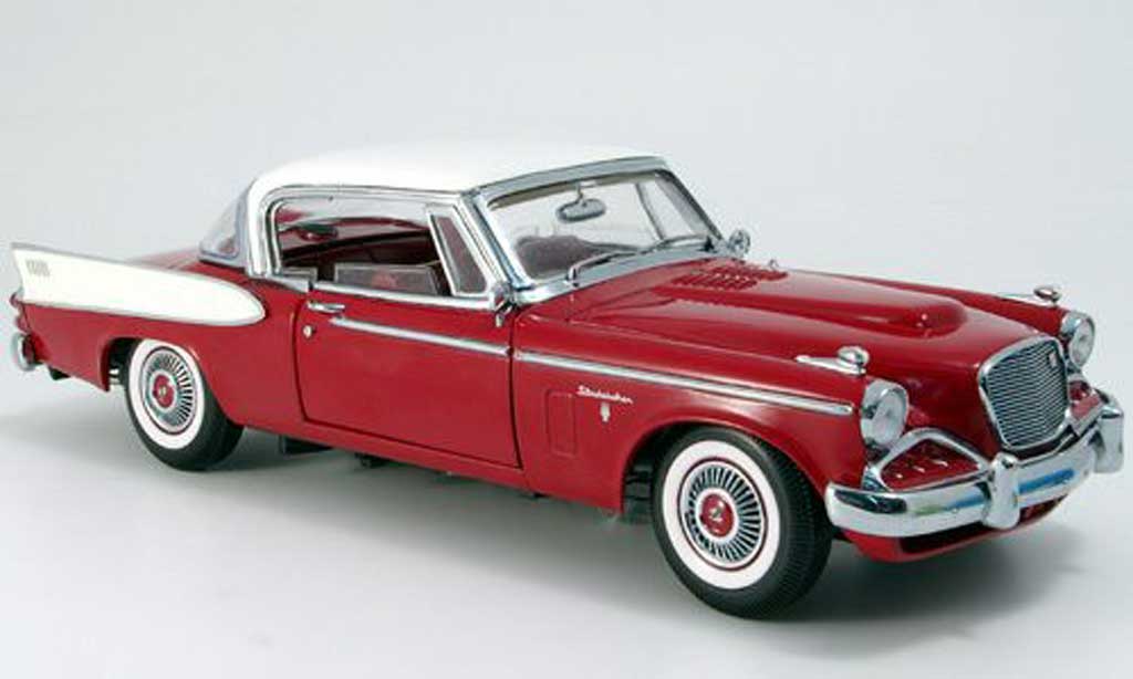 Studebaker Hawk 1/18 Yat Ming golden red white dach 1958 diecast model cars