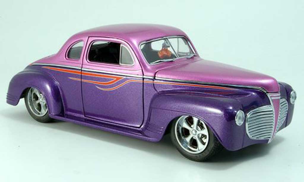 Plymouth Coupe 1941 1/18 Yat Ming 1941 lila hot rod diecast model cars