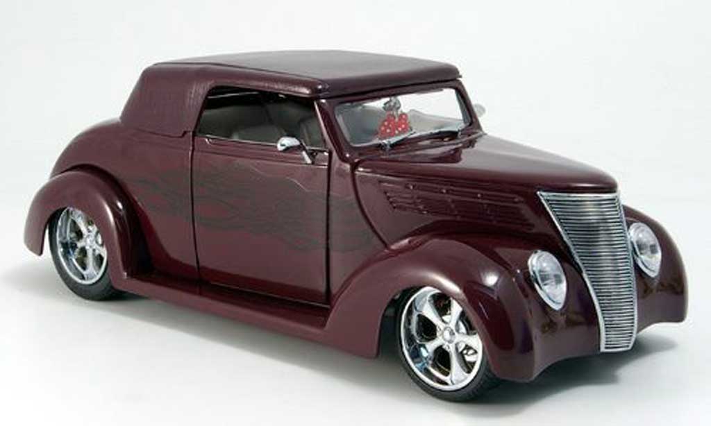Ford Hot Rod 1/18 Yat Ming convertible red geschlossen 1937 diecast model cars