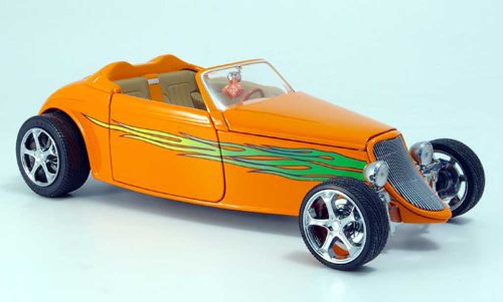 Ford Hot Rod 1/18 Yat Ming convertible orange grune flammen offen 1933 diecast model cars