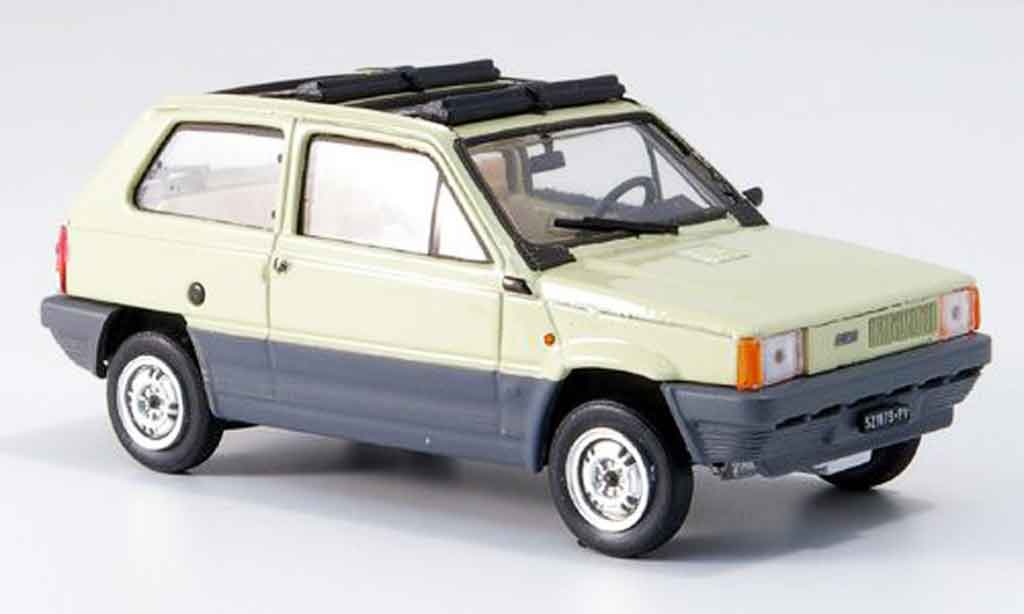 Fiat Panda 1/43 Brumm 45 beige geoffnetes Doppelfaltdach 1981 diecast model cars