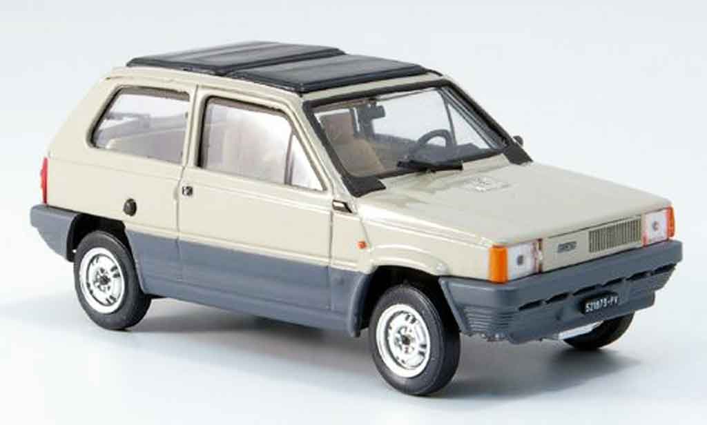Fiat Panda 1/43 Brumm 45 beige avec capote Doppelfaltdach 1981 diecast model cars