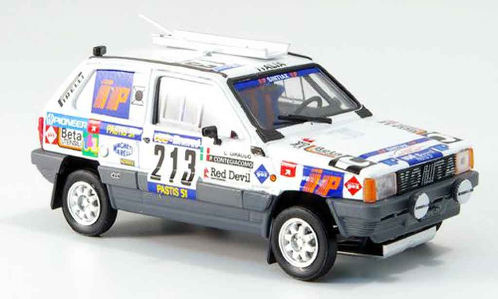 Fiat Panda 1/43 Brumm 4x4 No.213 Rally Paris Dakar 1984 diecast model cars