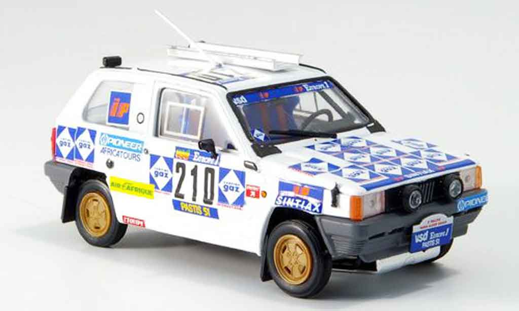 Fiat Panda 1/43 Brumm 4x4 No.210 Rally Paris Dakar 1984 diecast model cars