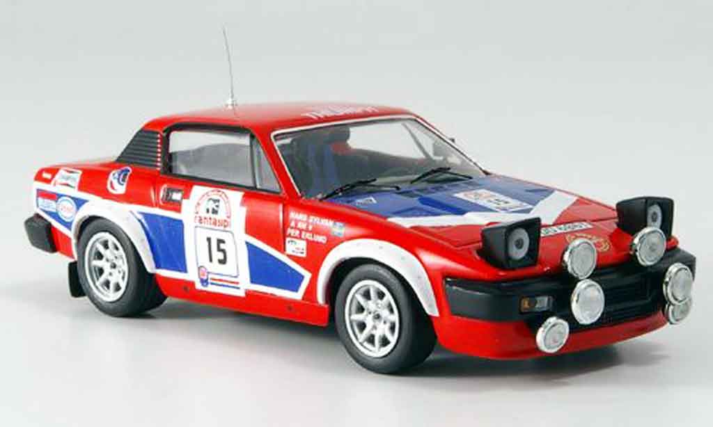 Triumph TR7 1980 1/43 IXO 1980 V8 No.15 Eklund Sylvan 1000 Lakes Rally diecast model cars