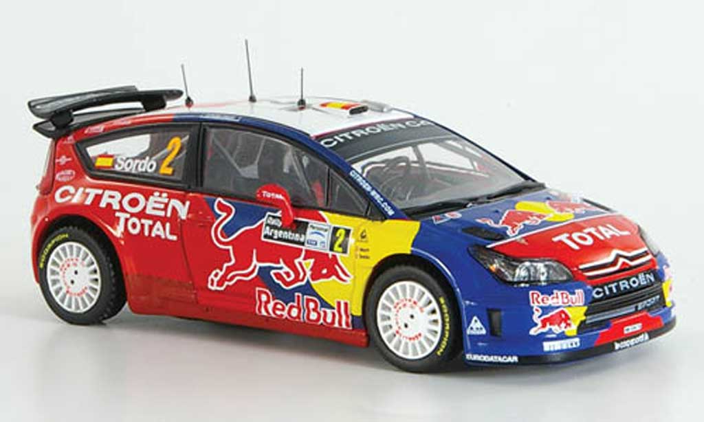 Citroen C4 WRC 2008 1/43 IXO WRC 2008 No.2Sordo/ Marti 3.Pl. Rally Argentin. diecast model cars