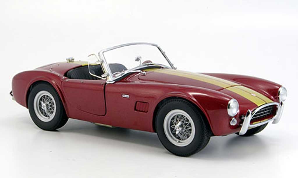 Shelby Ac Cobra 1/18 Exoto 289 red avec bandes 1963 diecast model cars