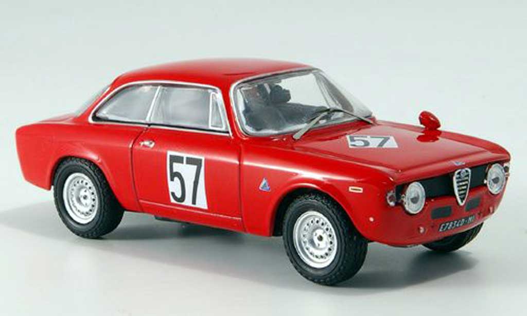 Alfa Romeo Giulia 1600 GTA 1/43 M4 1600 GTA No.57 T.Zeccoli Brunn 1969 diecast model cars