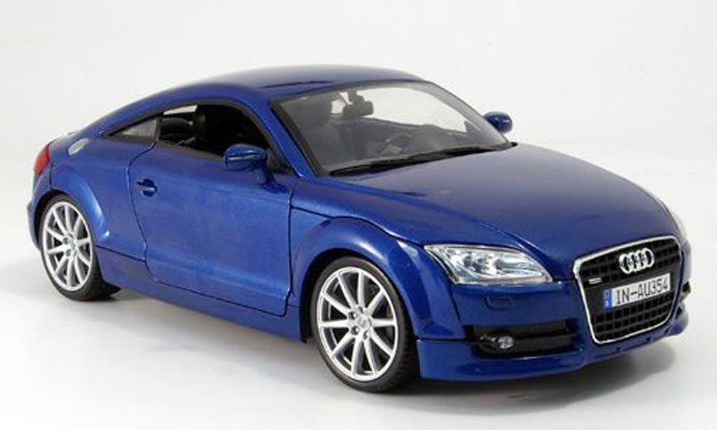 Audi TT coupe 1/18 Mondo Motors coupe blue diecast model cars