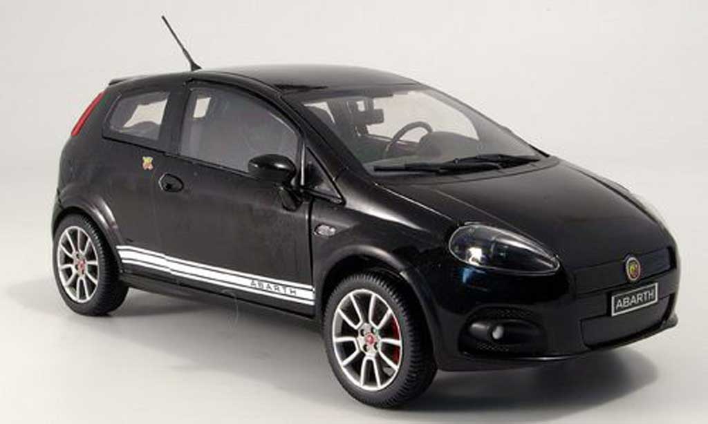 Fiat Grande Punto Abarth 1/18 Mondo Motors Abarth ss black diecast model cars