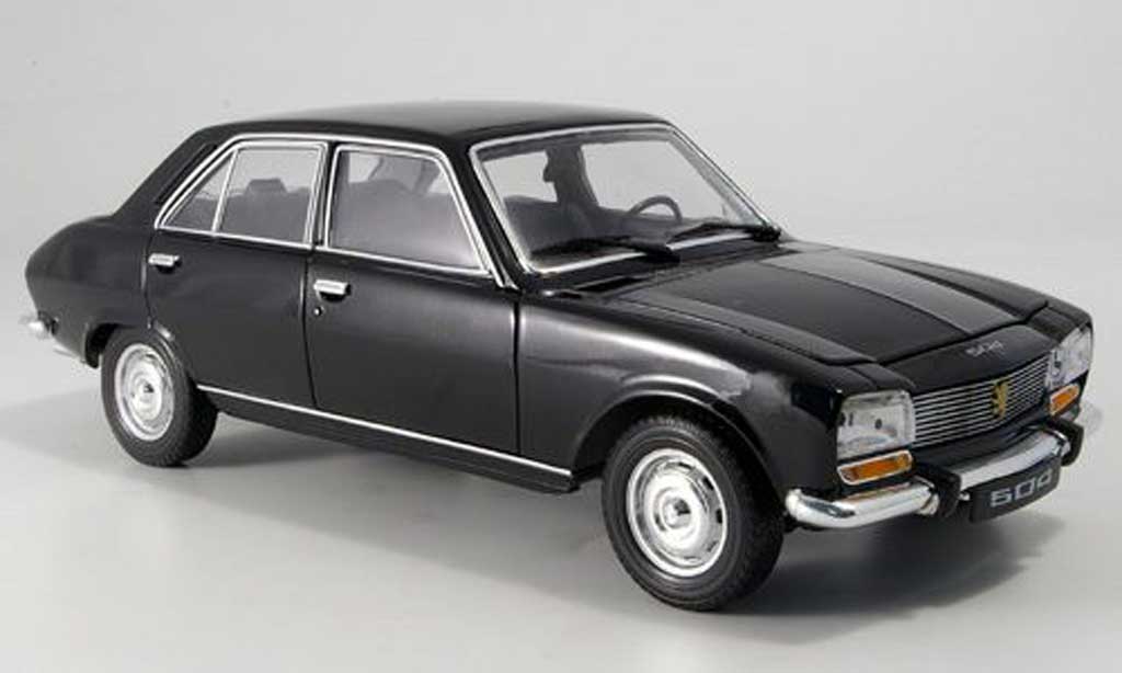 Peugeot 504 Berline 1/18 Welly Saloon black 1975 diecast model cars