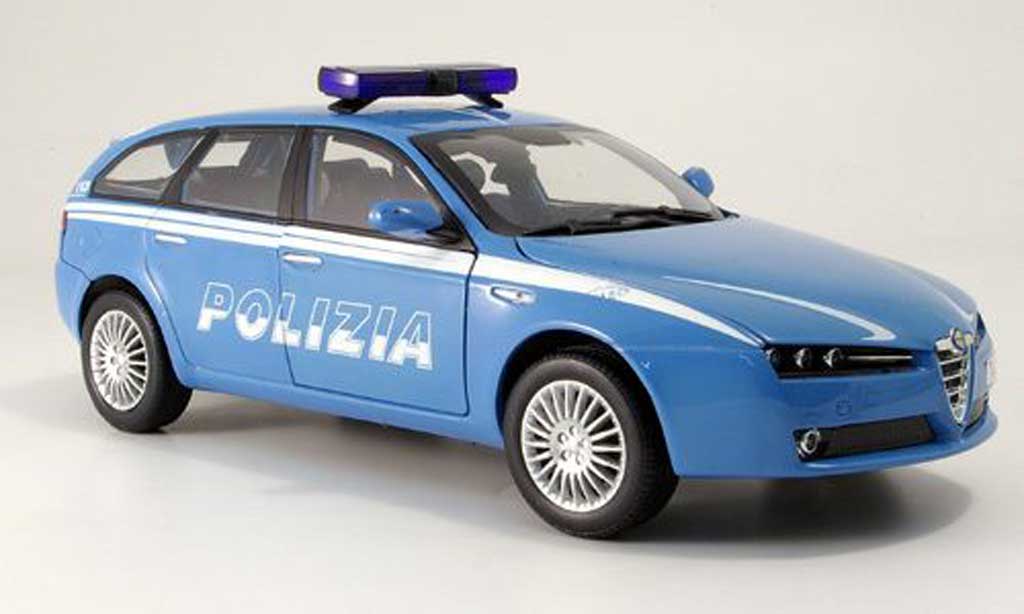 Alfa Romeo 159 1/18 Mondo Motors Sportwagon Polizia police Italien diecast model cars