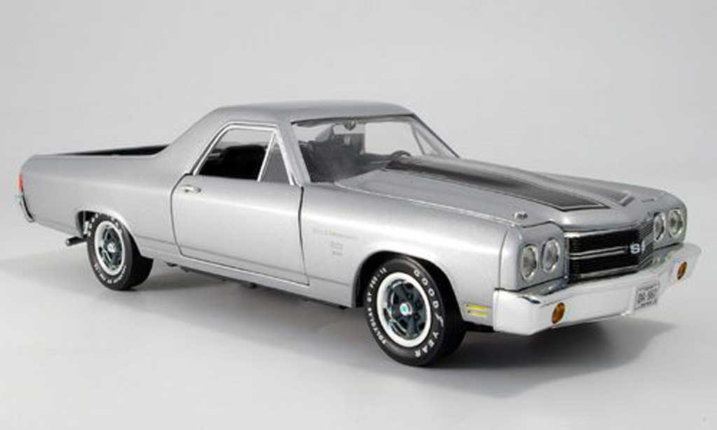 Chevrolet El Camino 1/18 Ertl ss grey 1970 diecast model cars