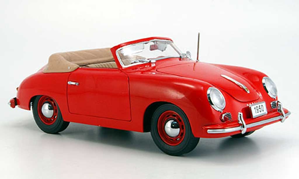 Porsche 356 1950 1/18 Signature 1950 cabriolet red (premium) diecast model cars