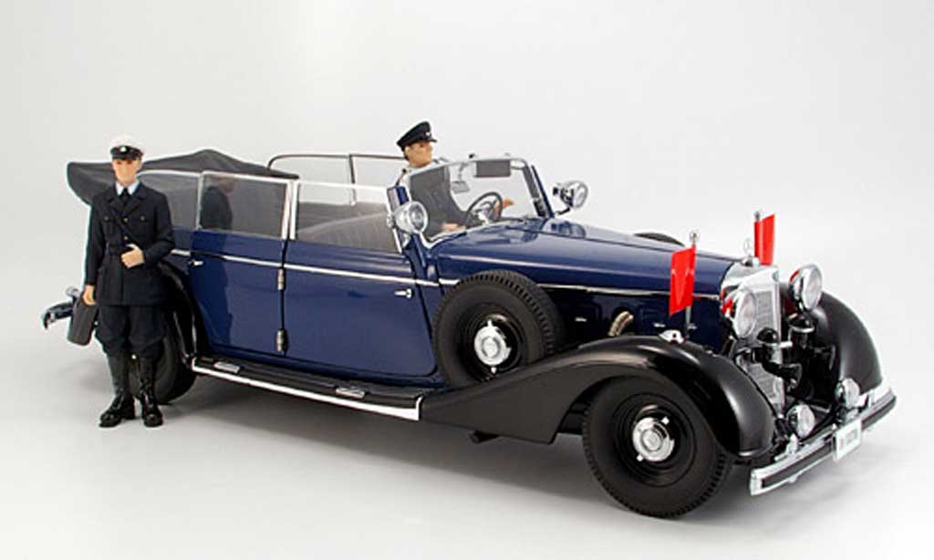 Mercedes 770 1/18 Signature cabriolet blue (premium) 1938 diecast model cars