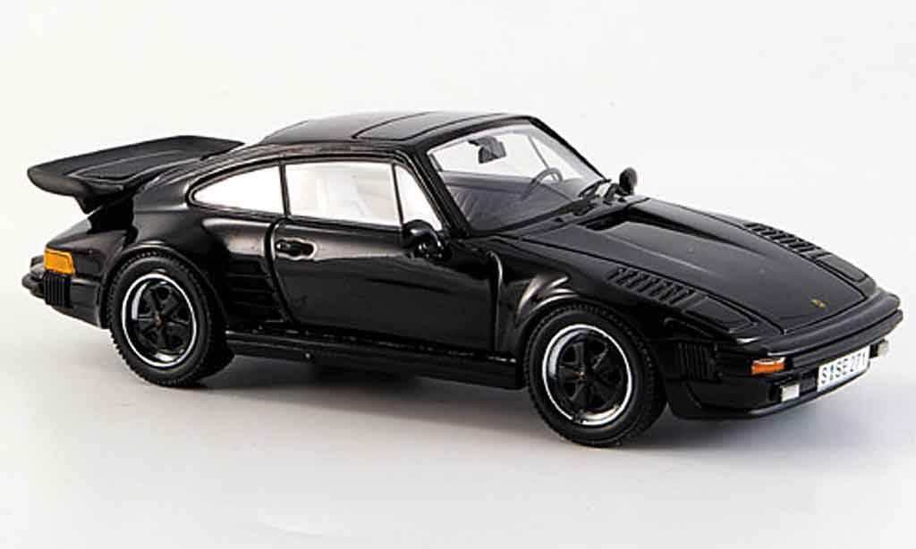 Porsche 930 Turbo 1/43 Neo Turbo SE Flatnose black 1987 diecast model cars