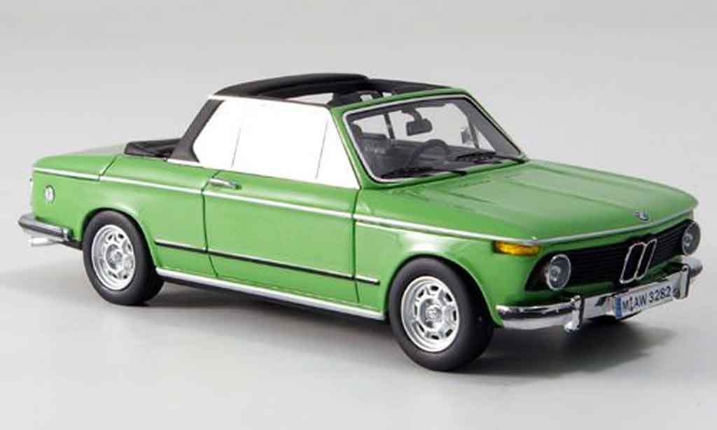 Bmw 2002 Tii 1/43 Neo Tii E10 Baur Convertible grun 1974 diecast model cars