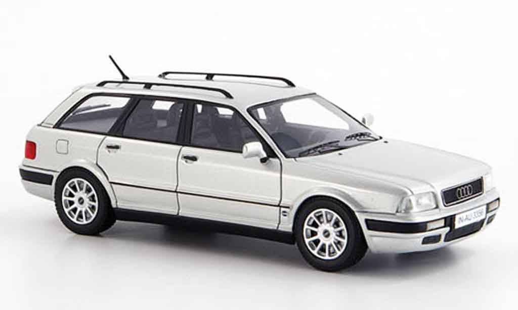 Audi 80 1/43 Neo (B 4) Avant grey metallisee diecast model cars